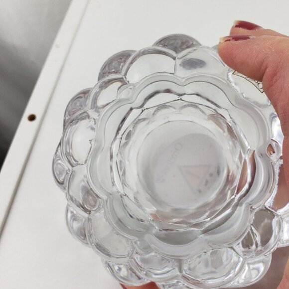 Orrefors Sweden Crystal Candleholder Bubble NWT - Picture 5 of 5